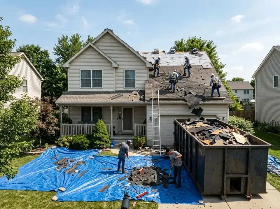 roof-replacement-debris-remova-004 — frequently asked questions, Cheapest Dumpster Rentals in Brenham, TX